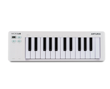 Arturia MicroLab Mk3 White MIDI Controller Keyboard