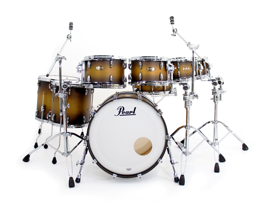 Pearl Masters Maple Pure Drumkit Matte Olive Burst