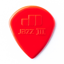 Jim Dunlop Jazz III Nylon 47P3N Red 1.38mm 6 UN Picks