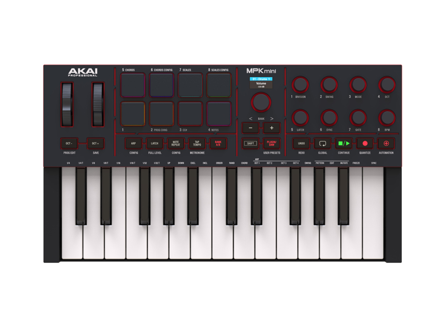 Akai MPK Mini IV Black MIDI Controller Keyboard