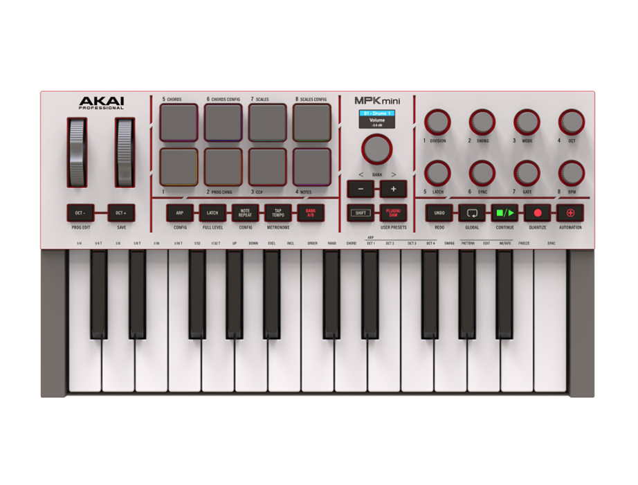 Akai MPK Mini IV Grey MIDI Controller Keyboard