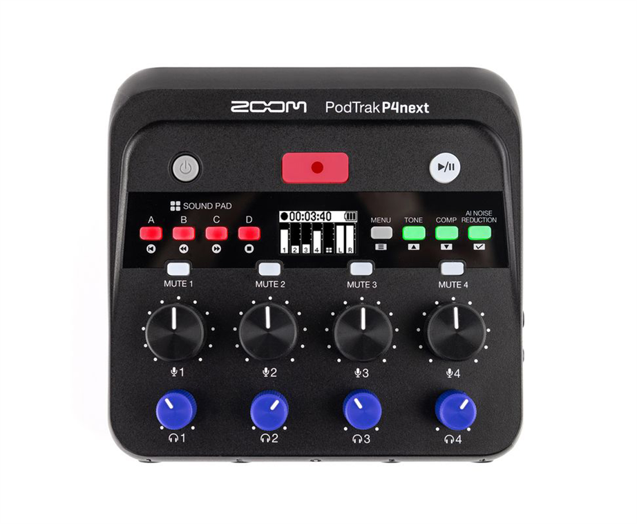Zoom PodTrak P4next Handy Recorder