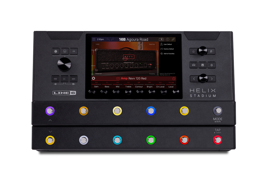 Line 6 Helix Stadium Floor Effects Pedalboard for Electric Guitar