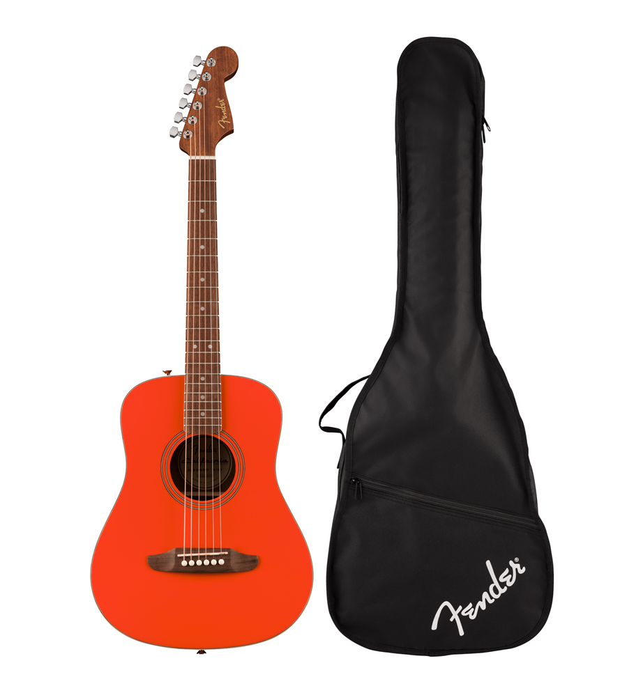 Fender California Standard Redondo Mini Fiesta Red with bag