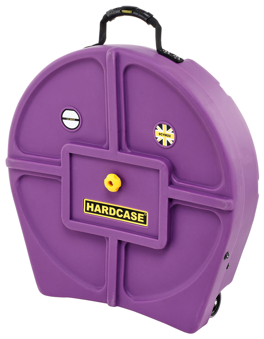 Hardcase HNP9CYM22PU Purple Cymbal Case