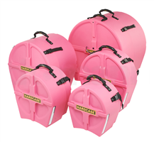 Hardcase HPFUSION2 Pink Drum Kit Case Set