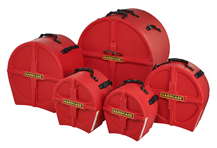 Hardcase HPFUSION2 Red Drum Kit Case Set