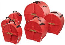 Hardcase HPROCKFUSION6 Red Drum Kit Case Set
