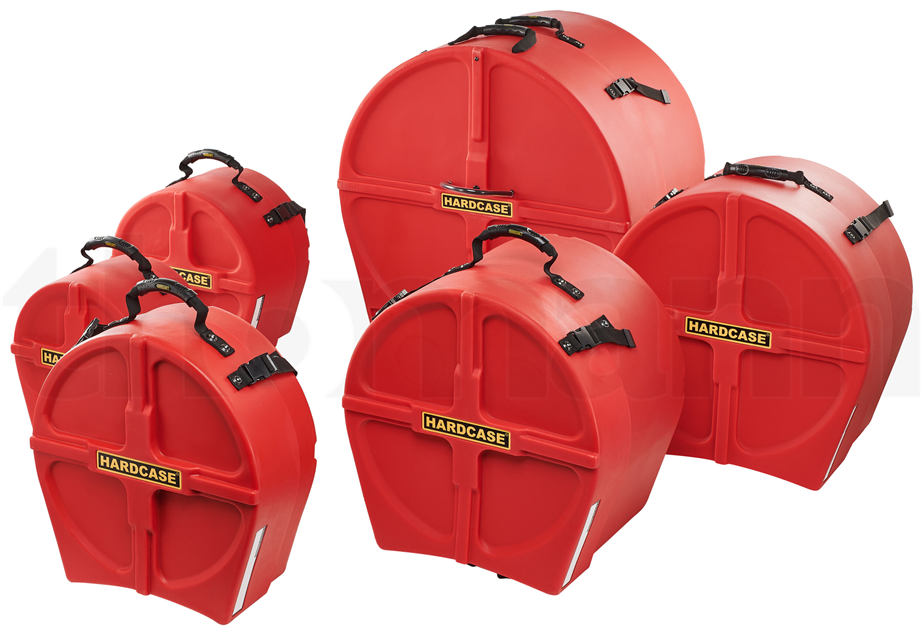Hardcase HPROCKFUSION6 Red Drum Kit Case Set