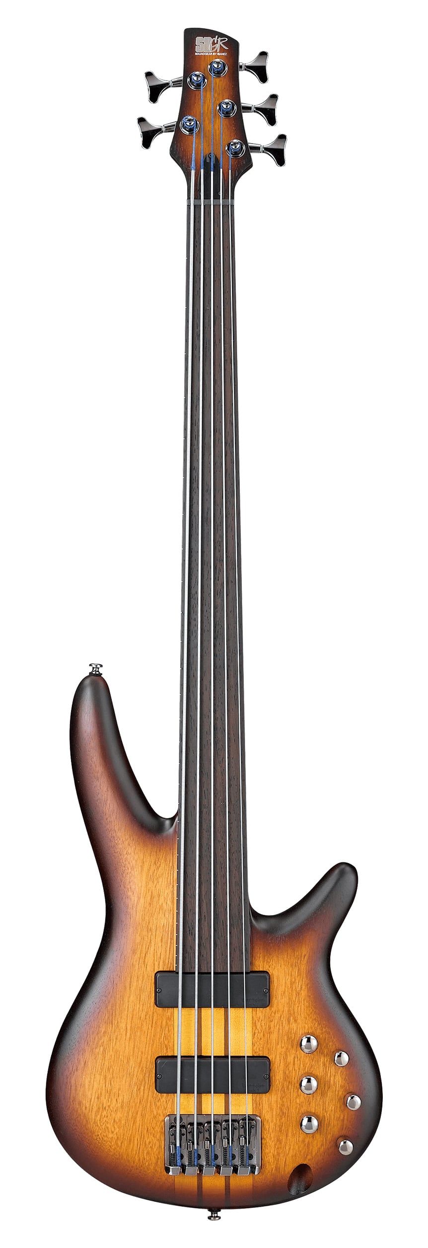Ibanez SRF705 Fretless Brown Burst Flat Electric Bass