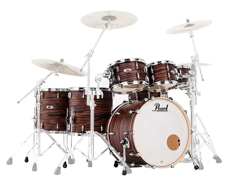 Pearl Professional Matte Mocha Swirl 8 pieces Drumkit