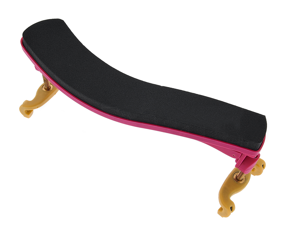 Kun SC200 Collapsible 3/4 1/2 Fuchsia Violin Shoulder Rest