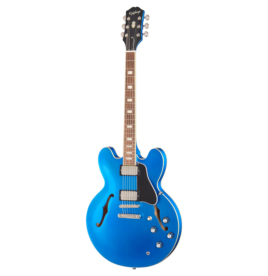 Epiphone ES-335 Block (Incl. Premium Gig Bag) Candy Blue