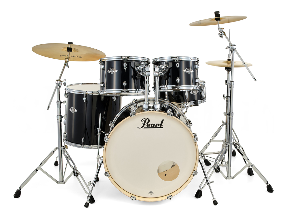 Pearl Export EXX725PN Black Drumkit