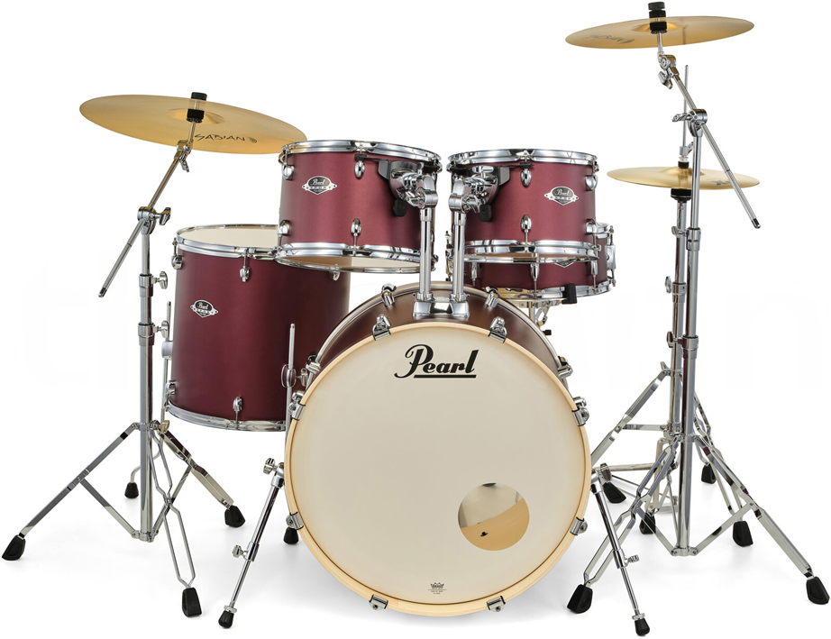 Pearl Export EXX725PN Satin Scarlet Drumkit