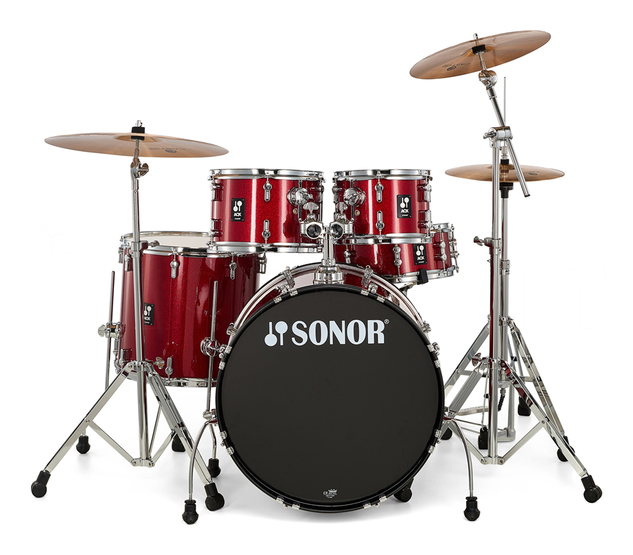 Sonor AQX Studio Set Red Moon Sparkle Drumkit