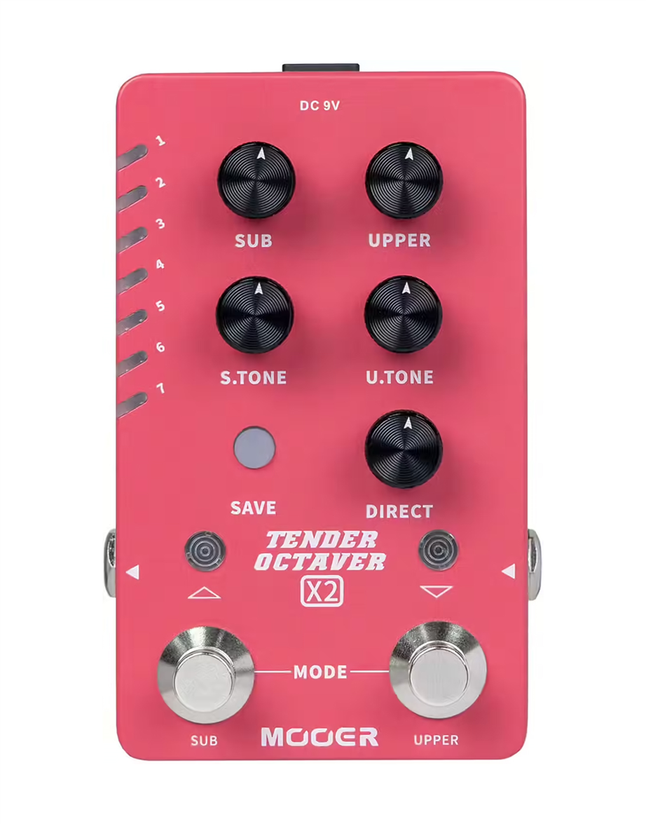 MOOER Tender Octaver X2 Guitar Pedal