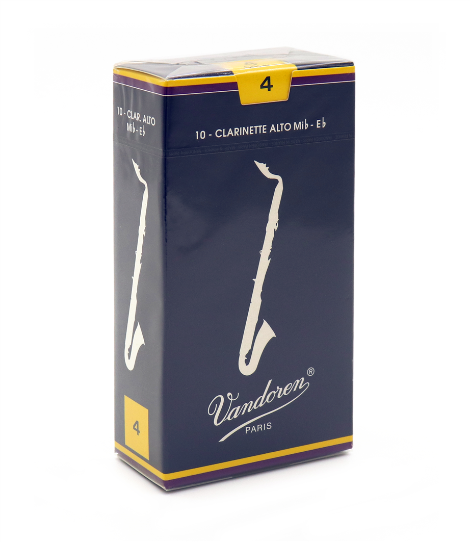 Vandoren Traditional Eb Alto Clarinet Reed 4.0 10-Unit Pack