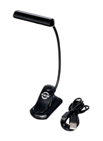 K&M 12264 LED FlexLight Akku Black Music Stand Light