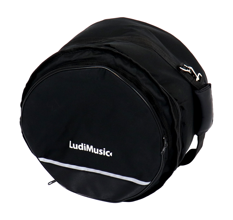 Ortola Snare Drum Bag 7554 Ludimusic Logo Black 14"x08"