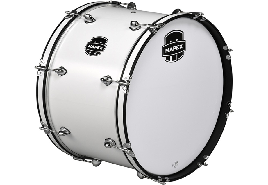 Mapex CBS2610 White 26"x10" Marching Bass Drum
