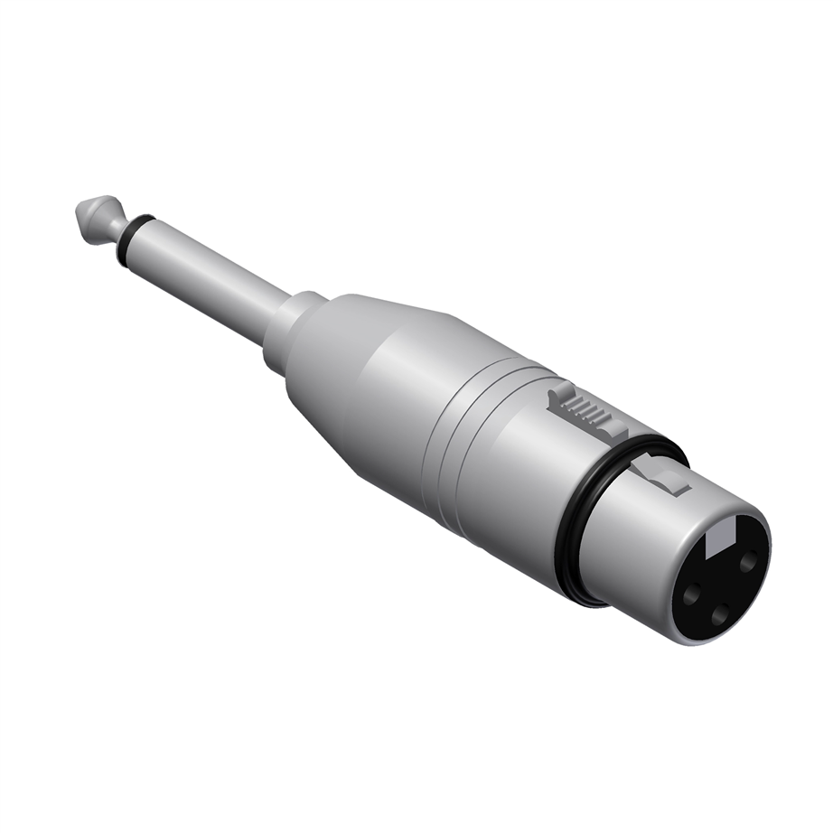 Procab VC121 XLR Female / 6.3 mm Jack Adapter Plug