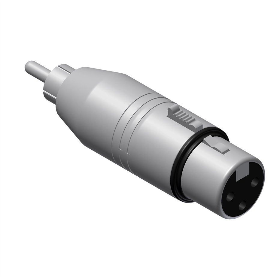 Procab VC130 Female XLR / Male RCA Adapter Plug