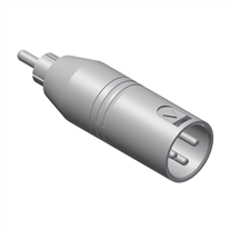 Procab VC135 XLR Male / RCA Male Adapter Plug