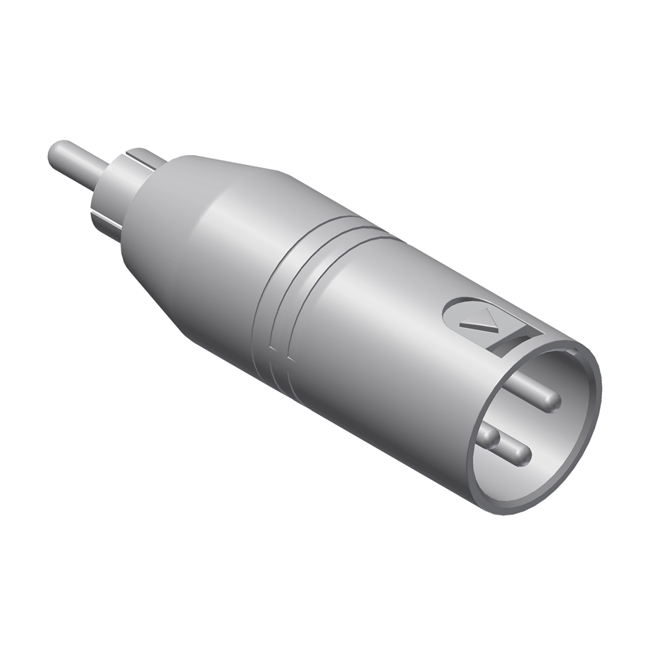 Ficha Adaptadora Procab VC135 XLR Macho / RCA Macho