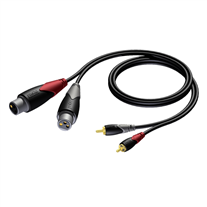 Procab CLA705/3 2xXlrF-2xRcaM 3mts Cable