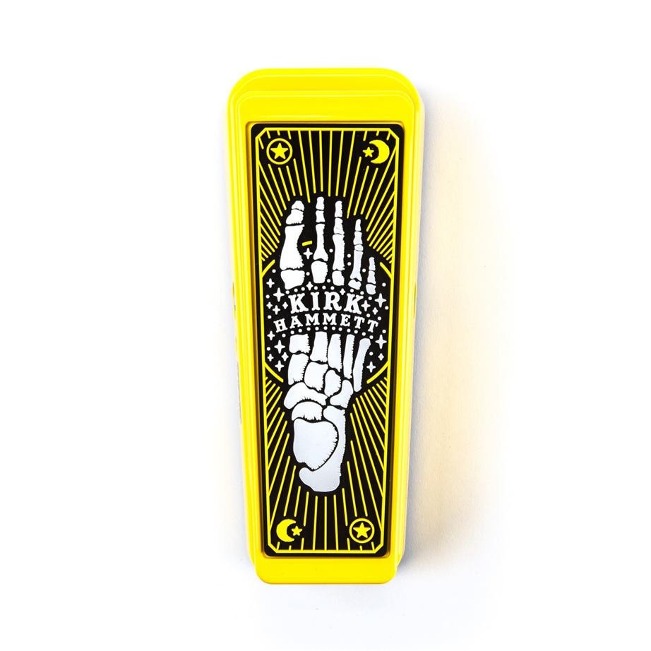 Dunlop KH95Y Kirk Hammett Cry Baby Wah Guitar Pedal Yellow Sparkle