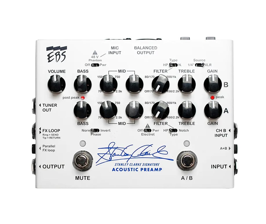 EBS Stanley Clarke Pre Amp Bass Pedal