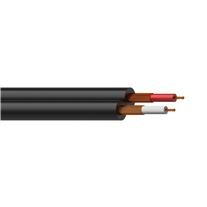 Procab SIG48/1 - 2x0.16mm 25 AWG Cable Roll 100m Black