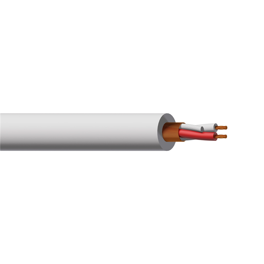 Cable en Rollo Procab MC305W/1 Flex 2x0.23 mm² 24 AWG 100m Blanco