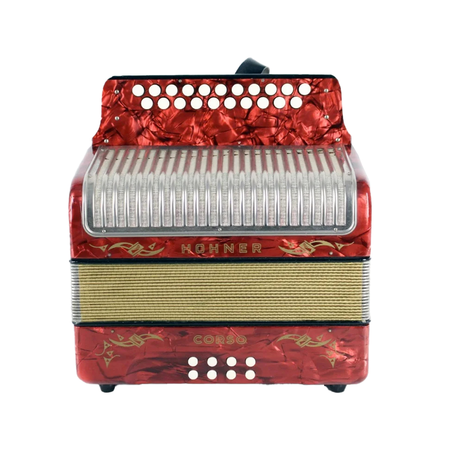 Hohner Corso GC Red Diatonic Accordion