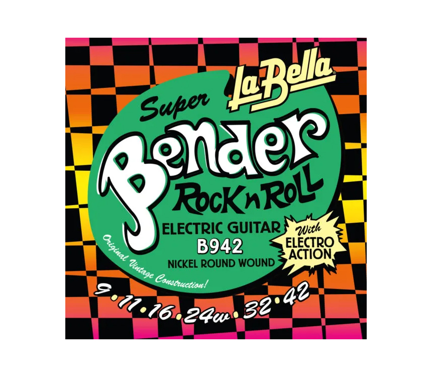 La Bella Super Bender B942 Electric Guitar String Set
