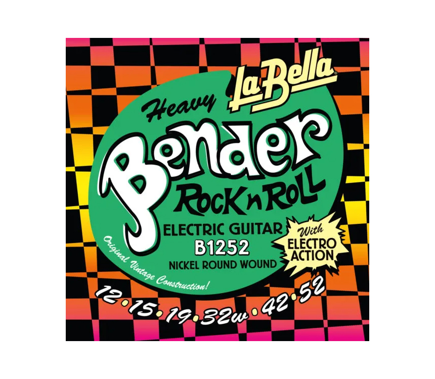 La Bella Heavy Bender B1252 Electric Guitar String Set