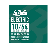 La Bella HRS-D1 Drop 010-064 Electric Guitar String Set