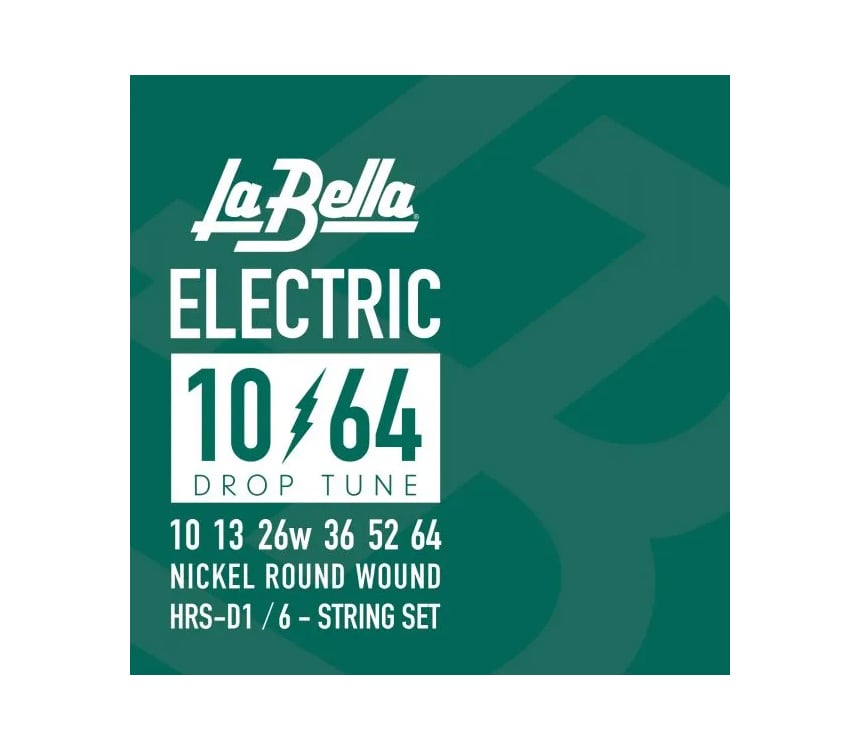 La Bella HRS-D1 Drop 010-064 Electric Guitar String Set