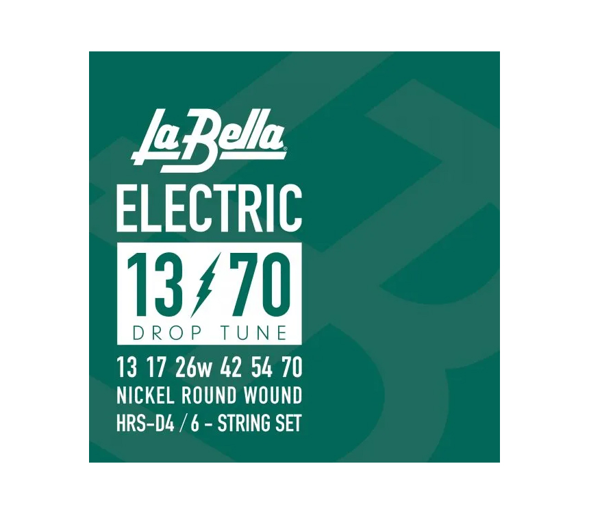 La Bella HRS-D4 Drop 013-070 Electric Guitar String Set