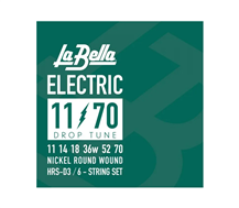 La Bella HRS-D3 Drop 011-070 Electric Guitar String Set