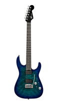 Charvel Pro-Mod Plus DK24 HH 2PT EB QM Chlorine Burst