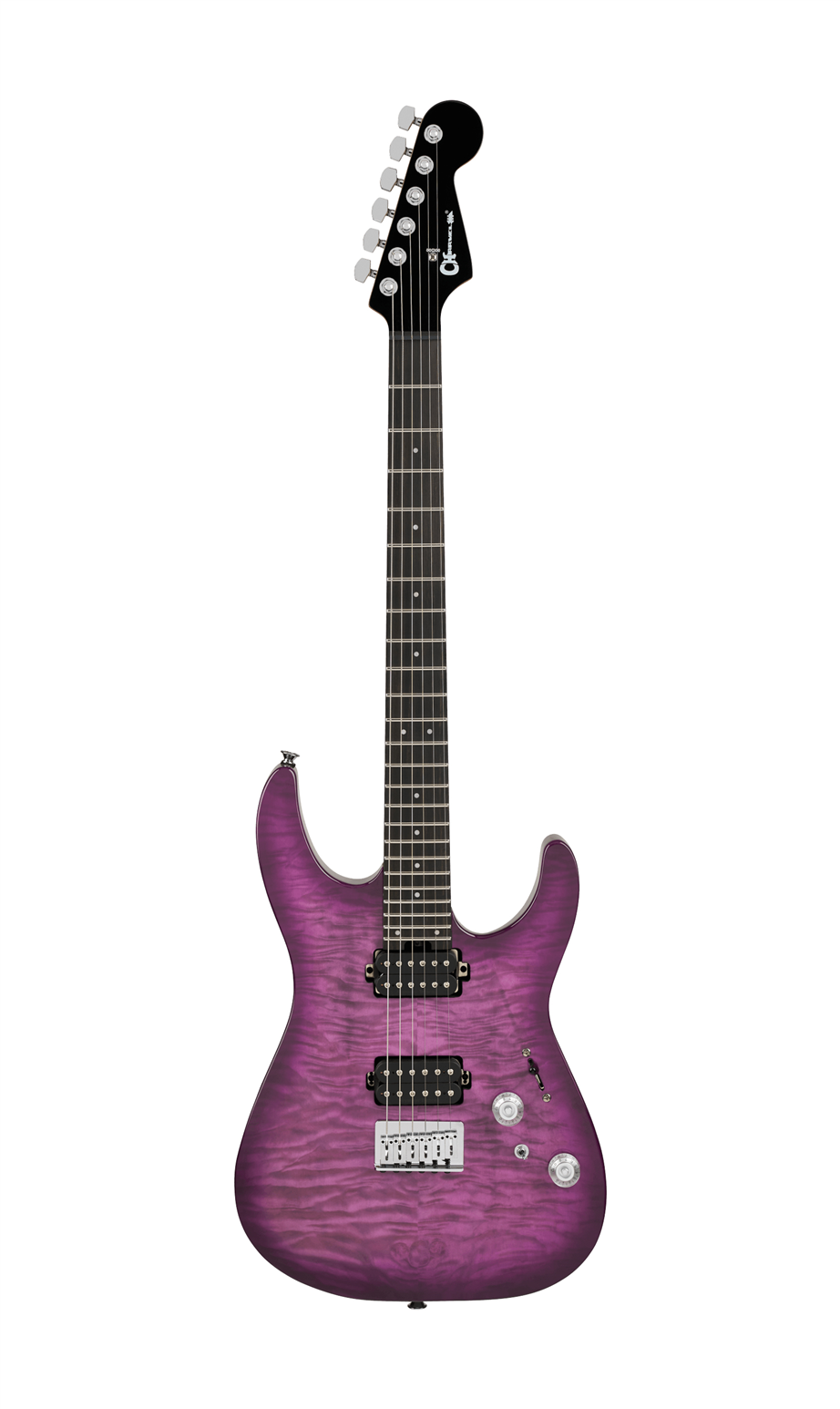 Charvel Pro-Mod Plus DK24 HH HT EB QM Violet Radiance