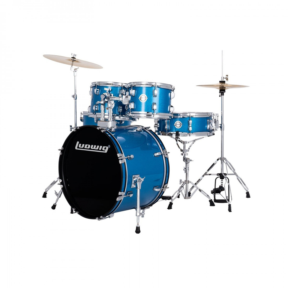 Ludwig LC170 Accent Fuse Blue Sparkle