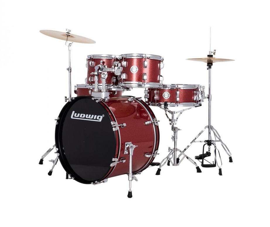 Ludwig LC170 Accent Fuse Red Sparkle