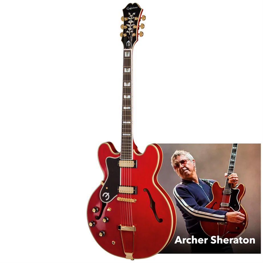 Epiphone Masterbilt Gem Archer Sheraton Cherry Red Left-Handed