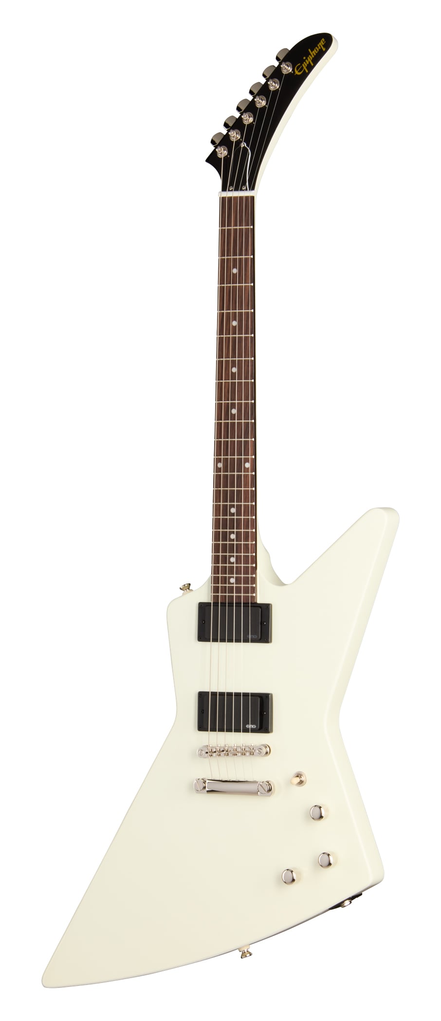 Epiphone Explorer 80s EMG Classic White