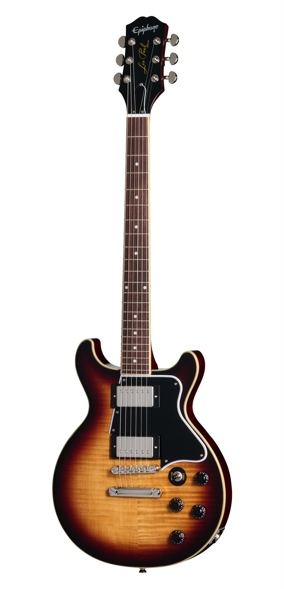 Epiphone Les Paul Special Double Cut Figured Bourbon Burst