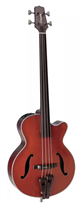 Takamine DB10 F-Hole Bass CW Satin Red Stain Hybrid Bass