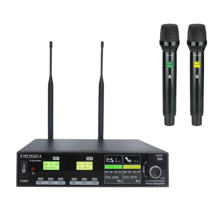 Definitive Audio TD 200 HR MH Wireless Handheld Microphone